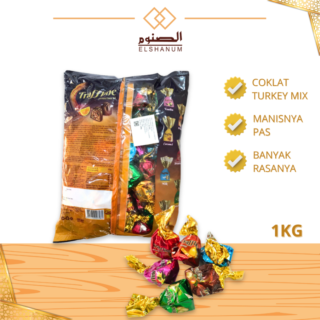 

Coklat Turki Traffline 1kg | Coklat Traffline Mix | Cemilan Manis | Coklat Arab | Coklat Turkey