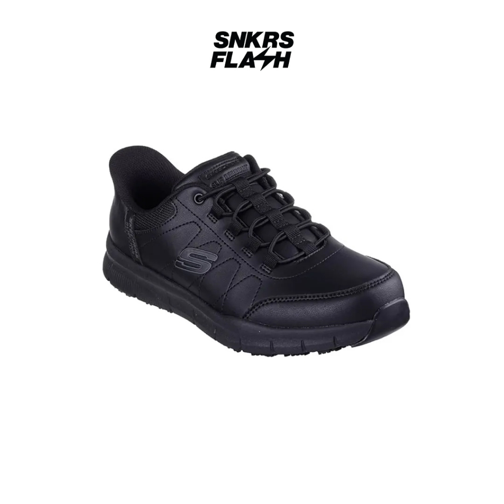 SKECHERS Work Nampa Triple black Sepatu Casual Pria - 200293BLK - Size 45