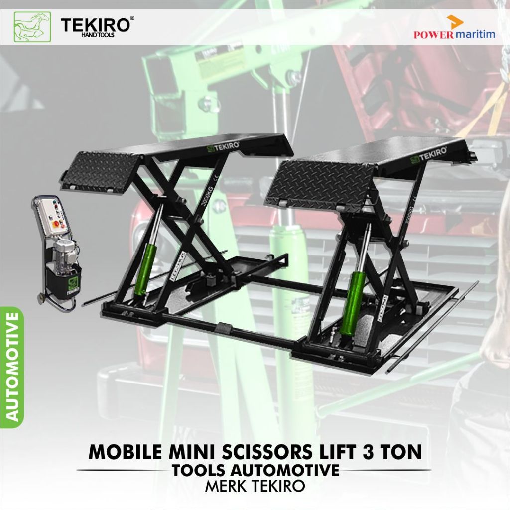 

Tekiro Mobile Mini Scissors Lift Scissors Lift Table Size 1.420 x 460 mm SL1924