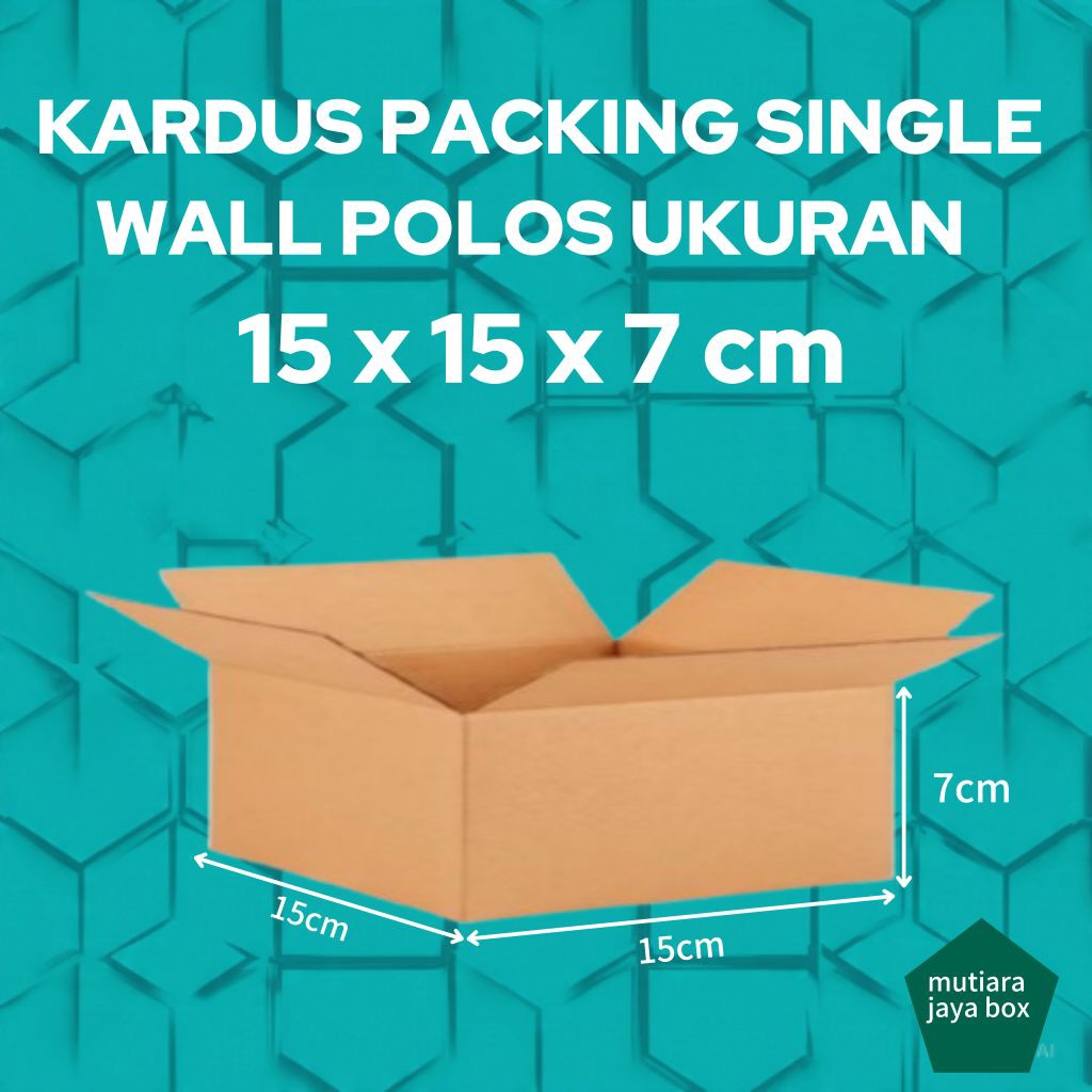 

KARDUS PACKING 15x15x7cm SINGLE WALL POLOS