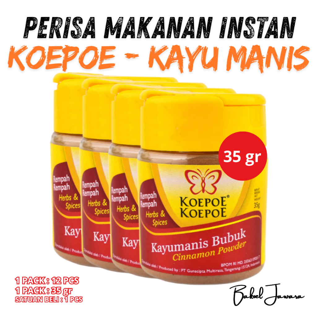 

( 1 PCS 35 gr ) KOEPOE KAYUMANIS BUBUK CINNAMON POWDER