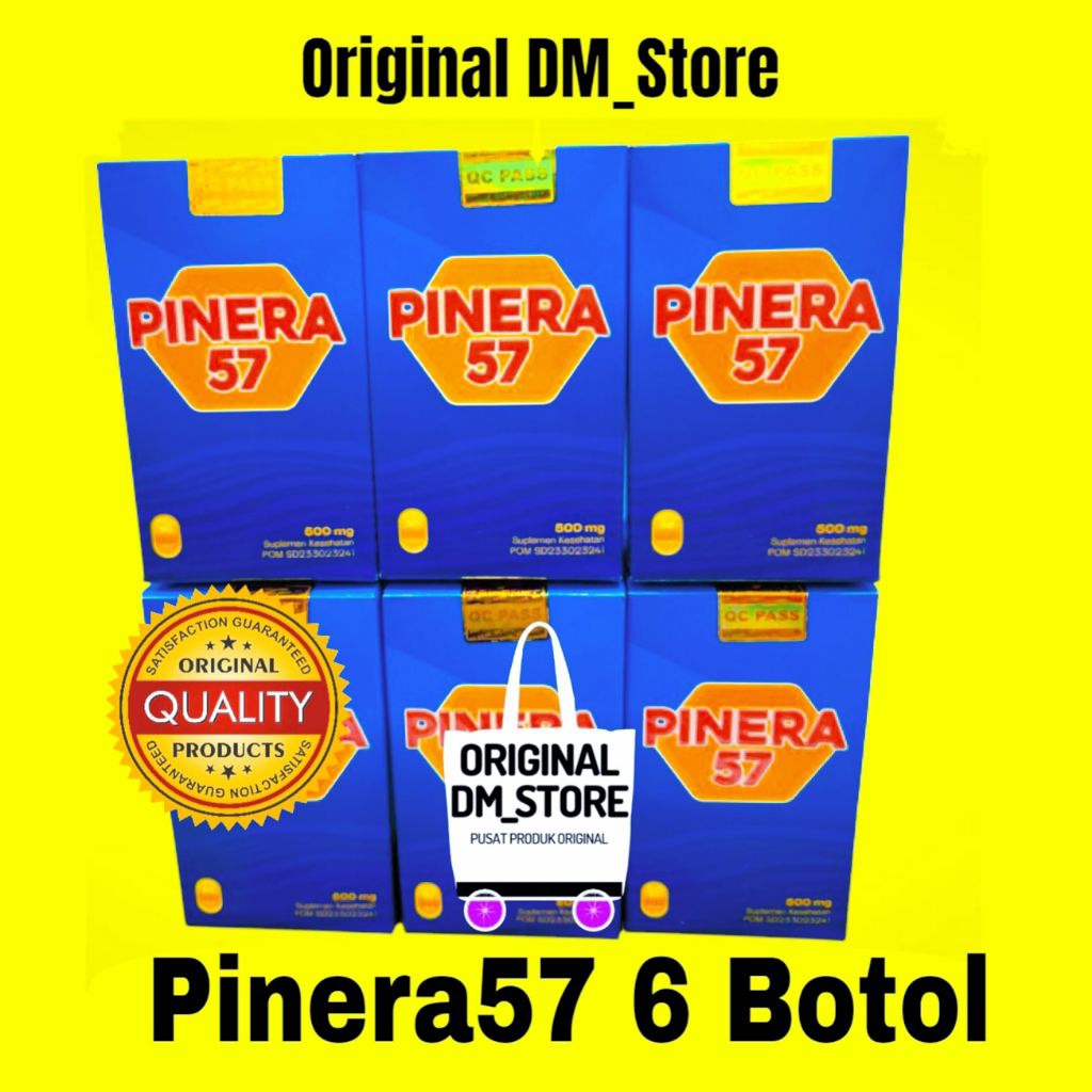 Pinera57 100% Original 6 box pinera57 pinus merah korea diabet kolestrol asam urat Pinera 57