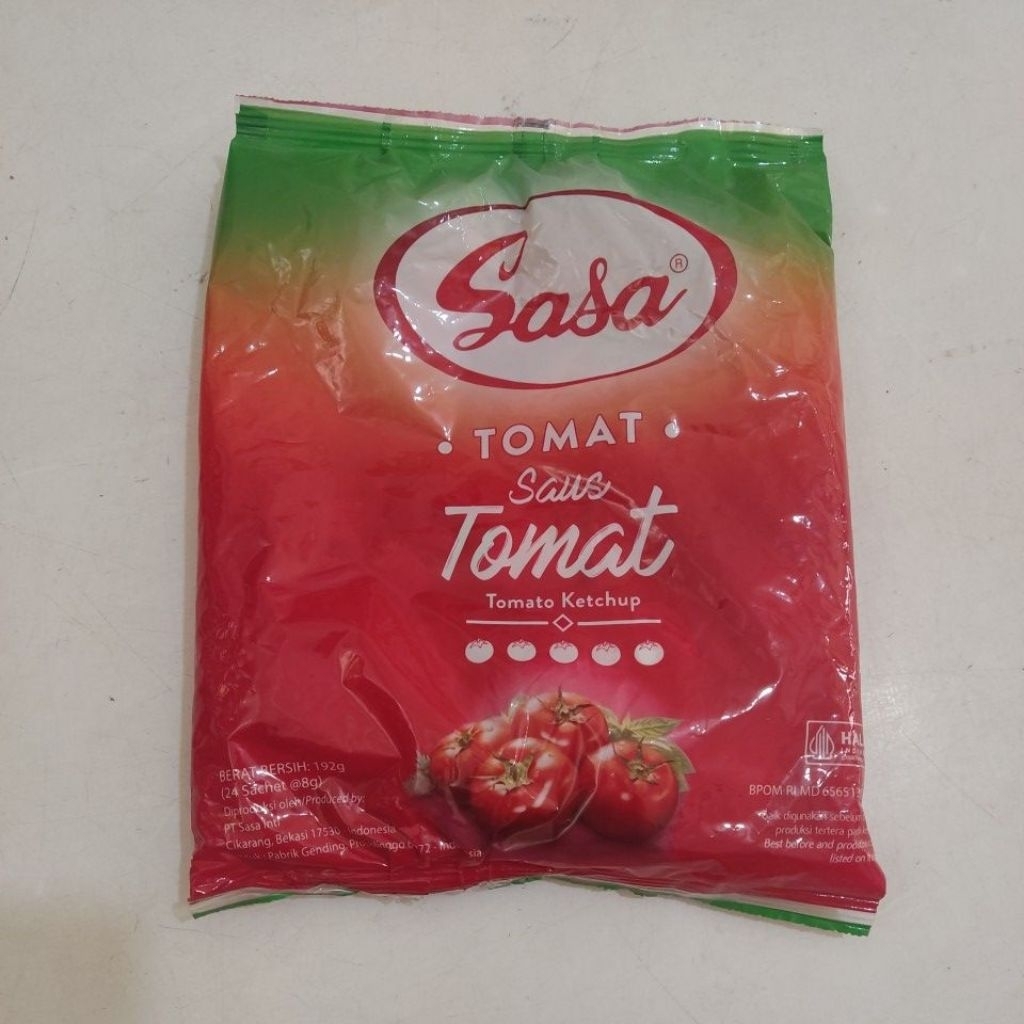 

Sasa Saus Tomat sachet sachet isi 24
