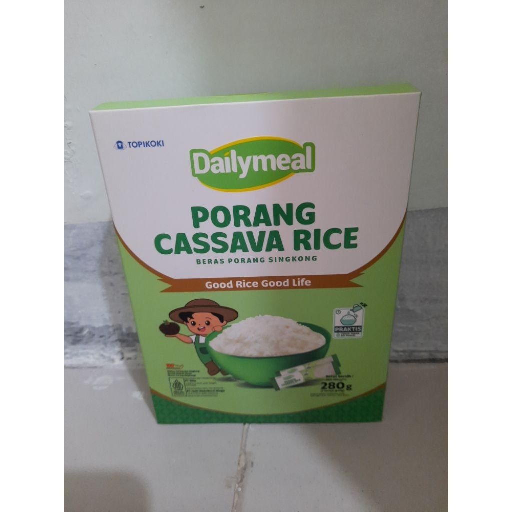 

EXP 04/2027 HALAL Dailymeal Beras Porang 280gram (7pc x 40gram)