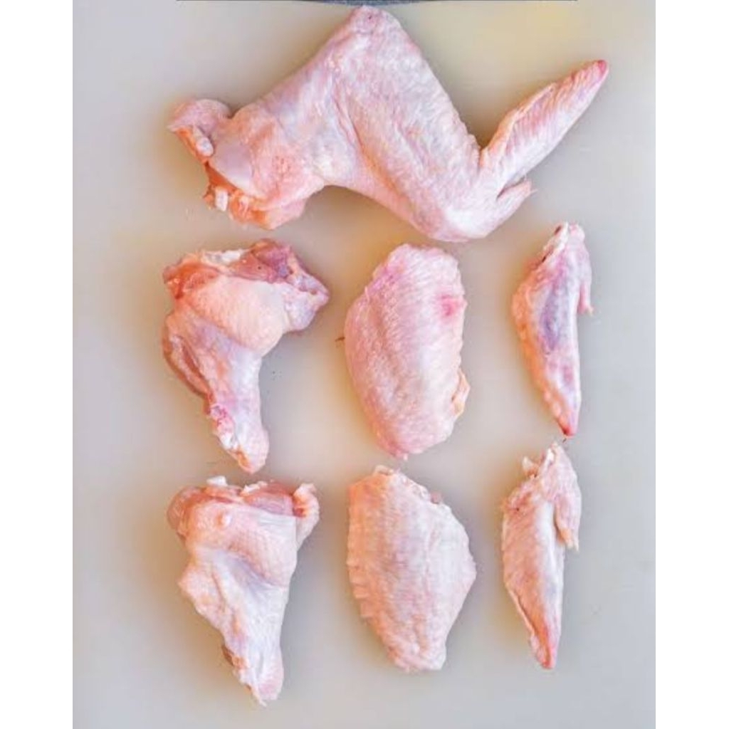 

Chicken Wing / Middle Wing/ Wingetess / Sayap Tengah/ Sayap atas/ Drumette /Sayap bawah/ Wing Tips