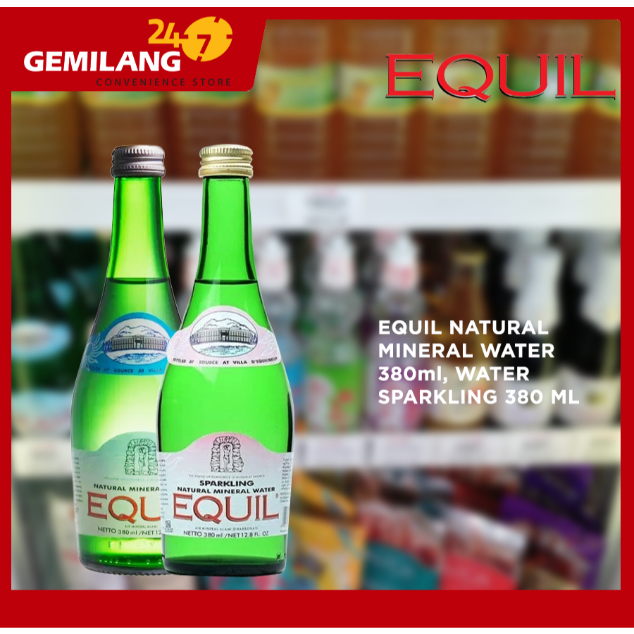 

EQUIL NATURAL MINERAL WATER, WATER SPARKLING 380 ML