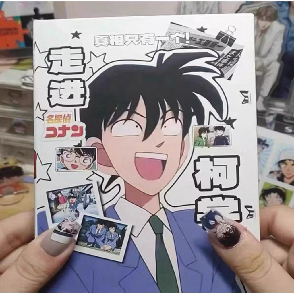 

(Conan) 1lembar Heisei Retro Sticker Juminocore Stiker Japanese Style