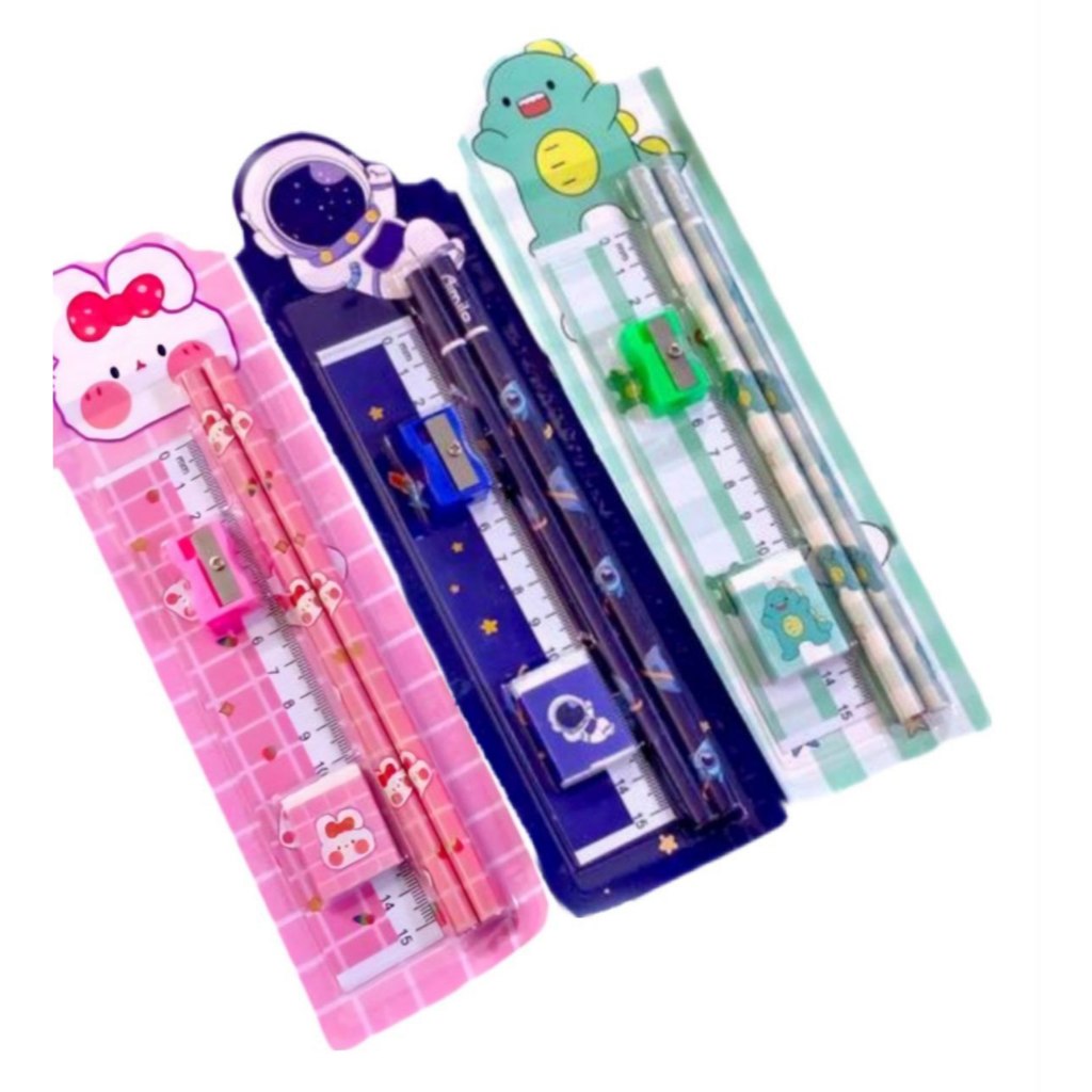 

Set Alat Tulis Karakter Random - Pensil dan Penghapus - ALAT TULIS - RANDOM