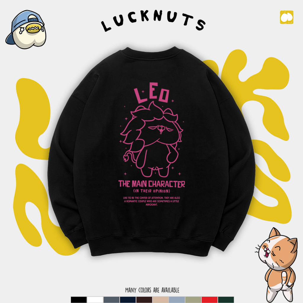Lucknuts Crewneck LEO ZODIAC