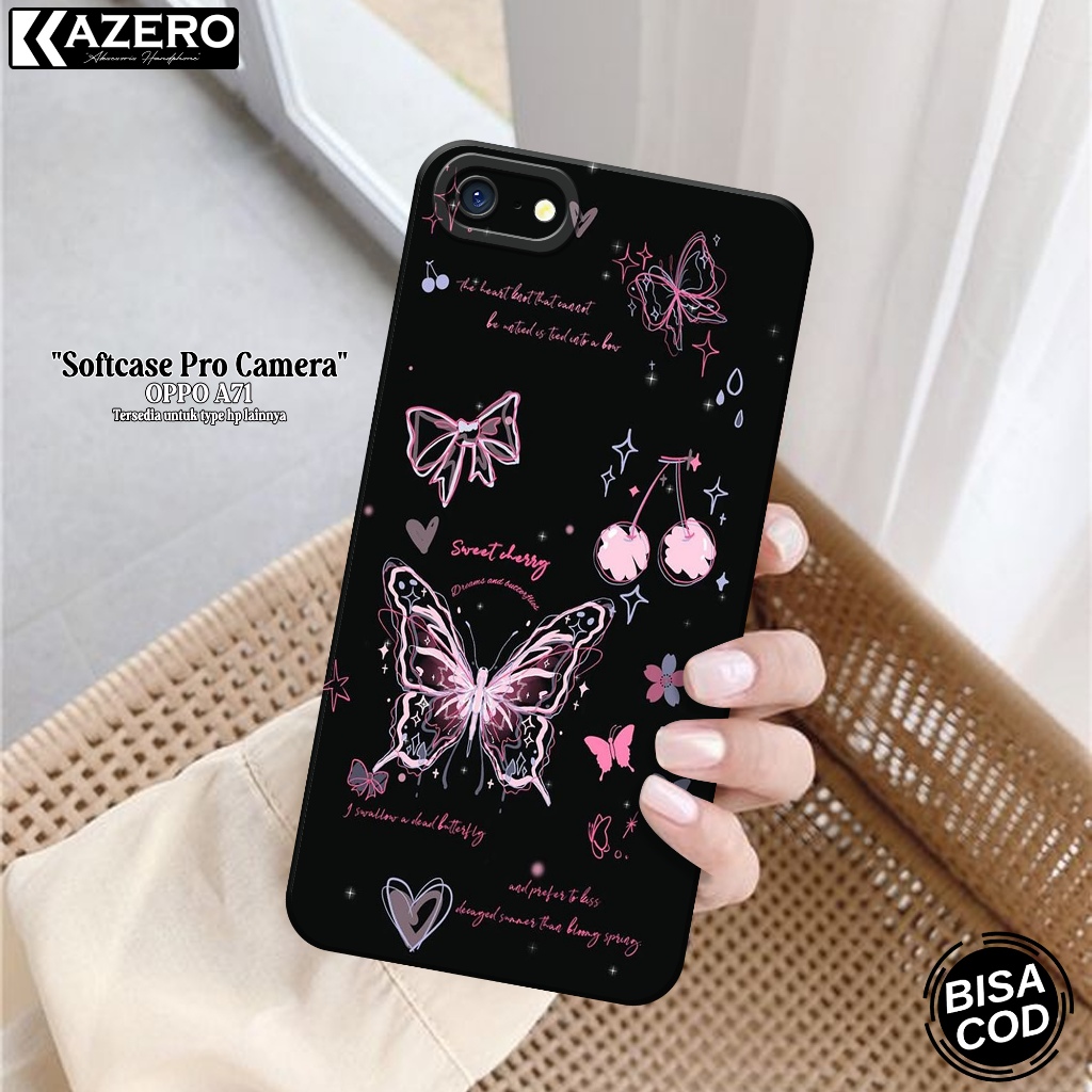 Softcase Hp OPPO A71 Terbaru Fashion Case Aesthetic Case OPPO A71 Silikon Pro Camera Casing OPPO  A7