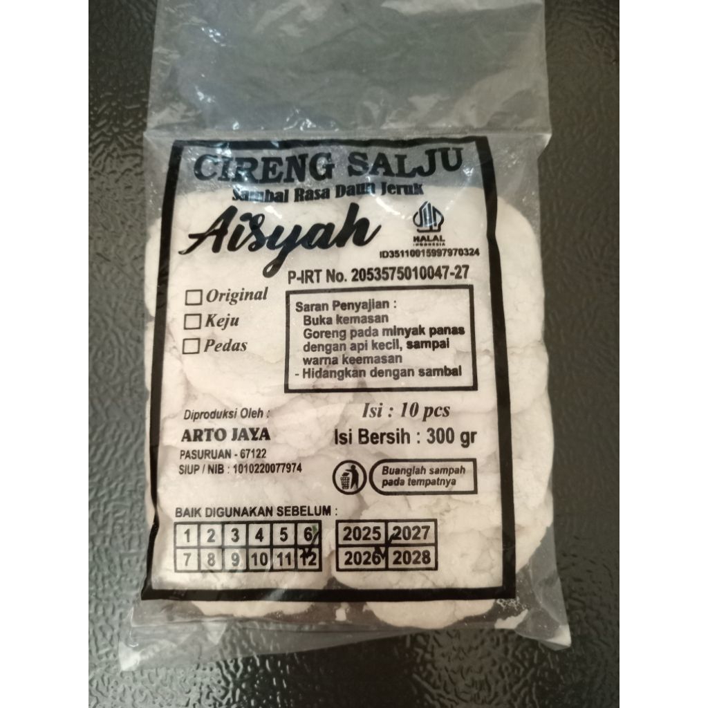 

CIRENG SALJU D'CIRENG AISYAH SAMBAL RASA DAUN JERUK