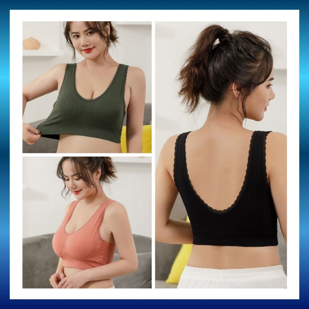 BRA JUMBO BIG SIZE | SPORT BRA JUMBO PREMIUM TANPA KAWAT | BRA GYM JUMBO PREMIUM | GENIE BRA JUMBO S