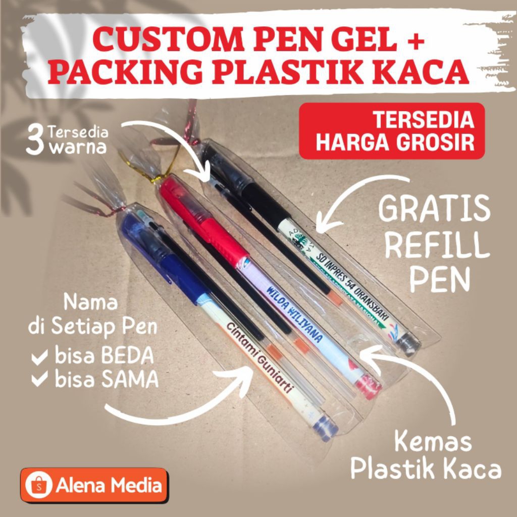 

Pulpen Promosi Souvenir Ekonomis | Pena Free Desain | Pulpen Custom Gratis Desain | Bolpoin Custom Logo Tulisan | Cetak Ballpoint PACK PLASTIK + REFILL