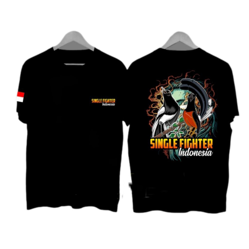 KAOS SINGLE FIGHTER INDONESIA//KAOS KICAU MANIA INDONESIA