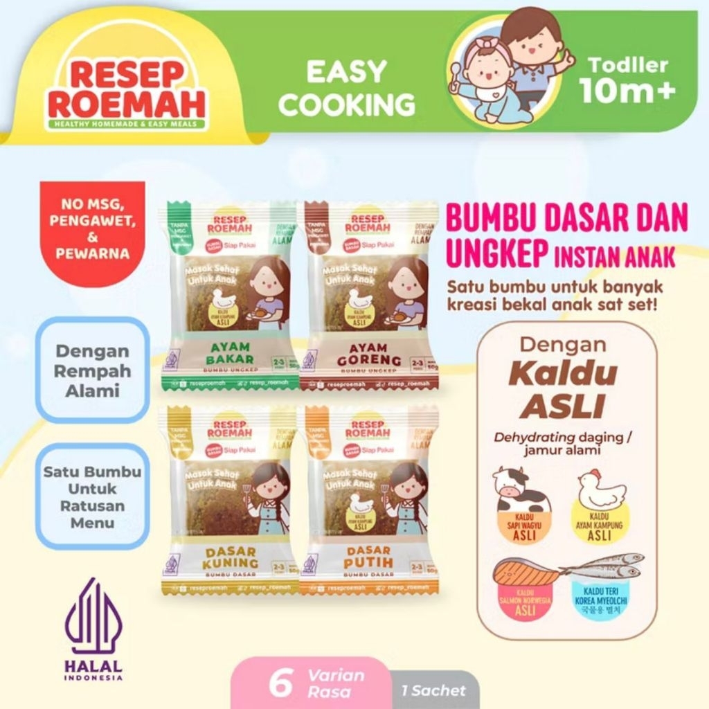 

Resep Roemah Bumbu Dasar dan Ungkep / Bumbu Instan Anak / Kids Instant Seasoning Homemade / Bumbu Masak / No MSG