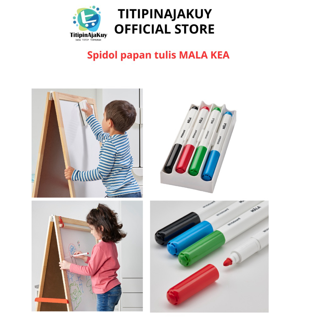 

Whiteboard Marker/Spidol Papan Tulis warna campuran MALA IKEA