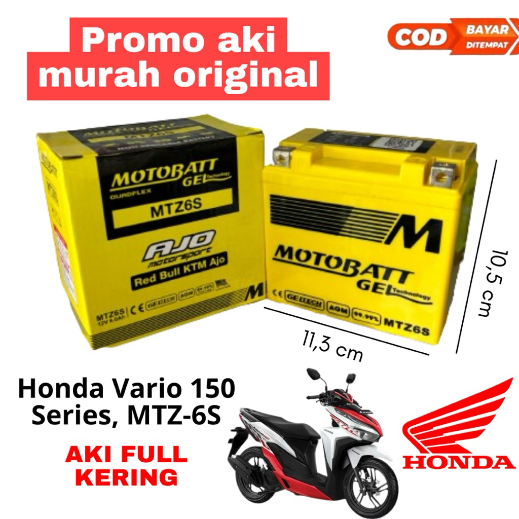 AKI ORIGINAL MOTOBATT MTZ6S