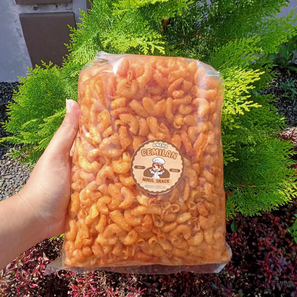 

Makaroni Kriuk Pedas Gurih Renyah