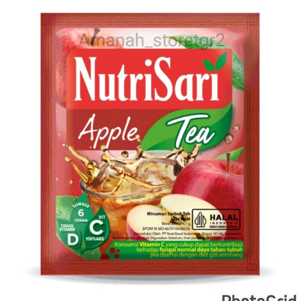 

Nutrisari Apple Apel Tea 1 renceng / 10 sachet murah