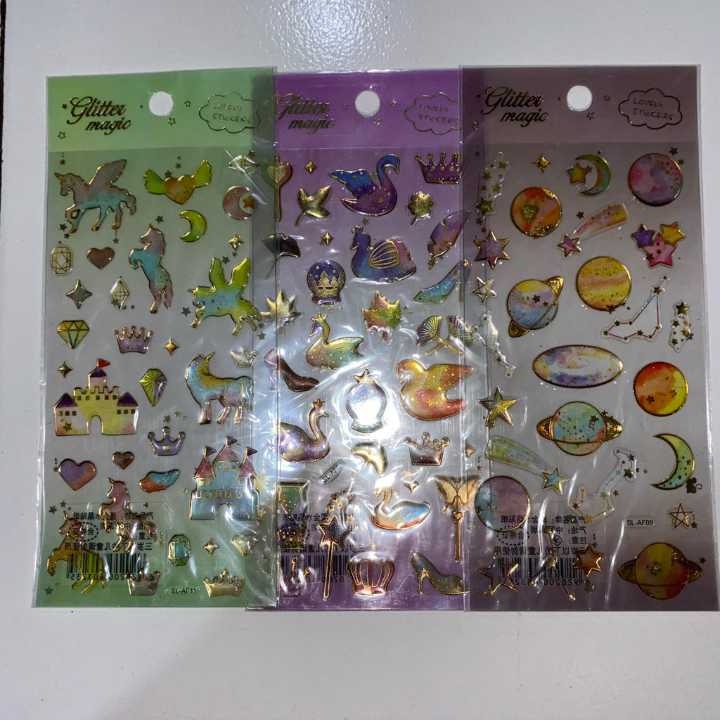 

Sticker planet galaxy party timbul logo (SEALED)