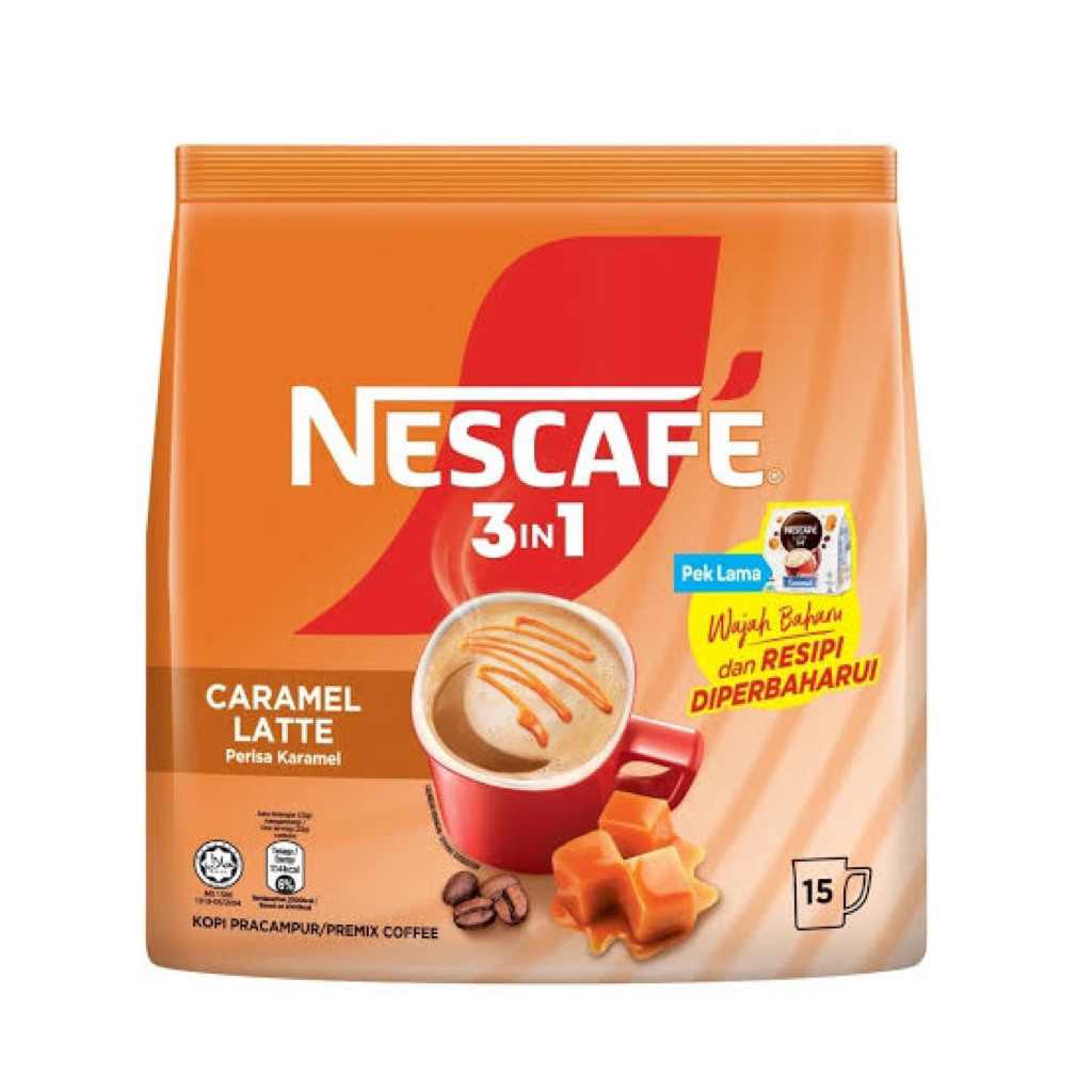 

[ECER] Nescafe Caramel Latte 3in1 Original malaysia