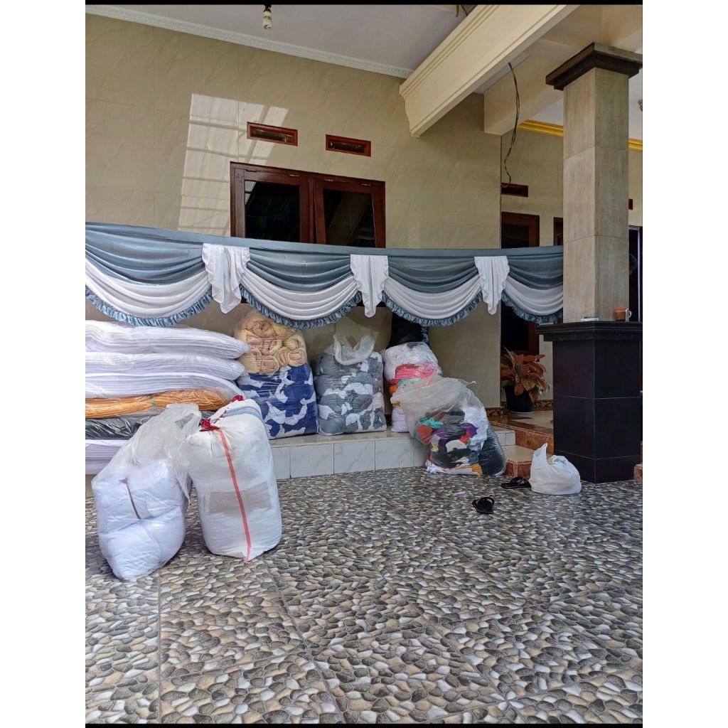 Rumbai tenda atau poni tenda panjang 4m, 5m, 6m