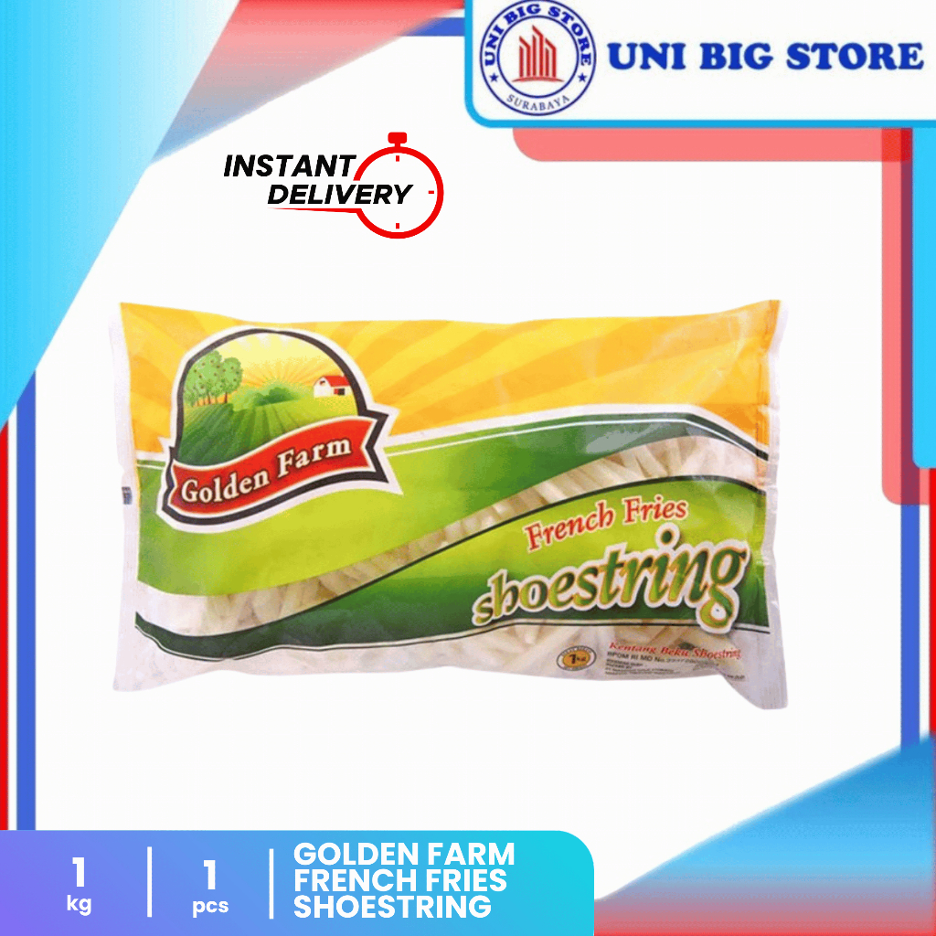 

Golden Farm French Fries Shoestring 1 kg Kentang Goreng