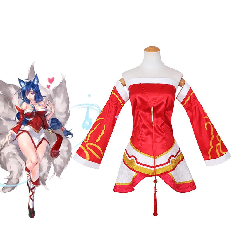 League of Legends cosplay Ahri cosplay costume
