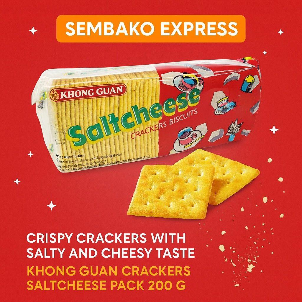 

Khong Guan Crackers Saltcheese Pack 200 g