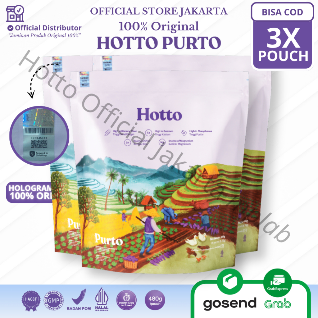 

Hotto Purto - Hotto 3 Pouch Isi 48 Sachet