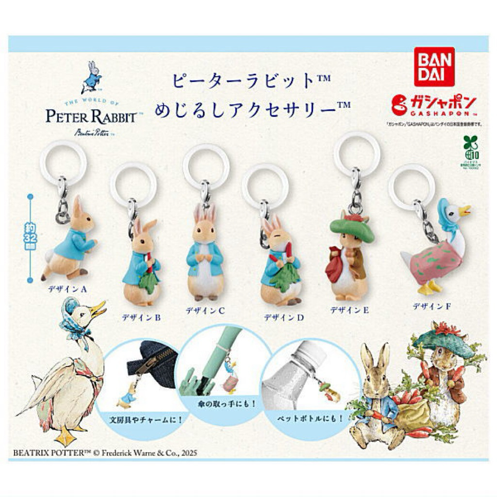 Figure Charm Peter Rabbit Mejirushi Accessory