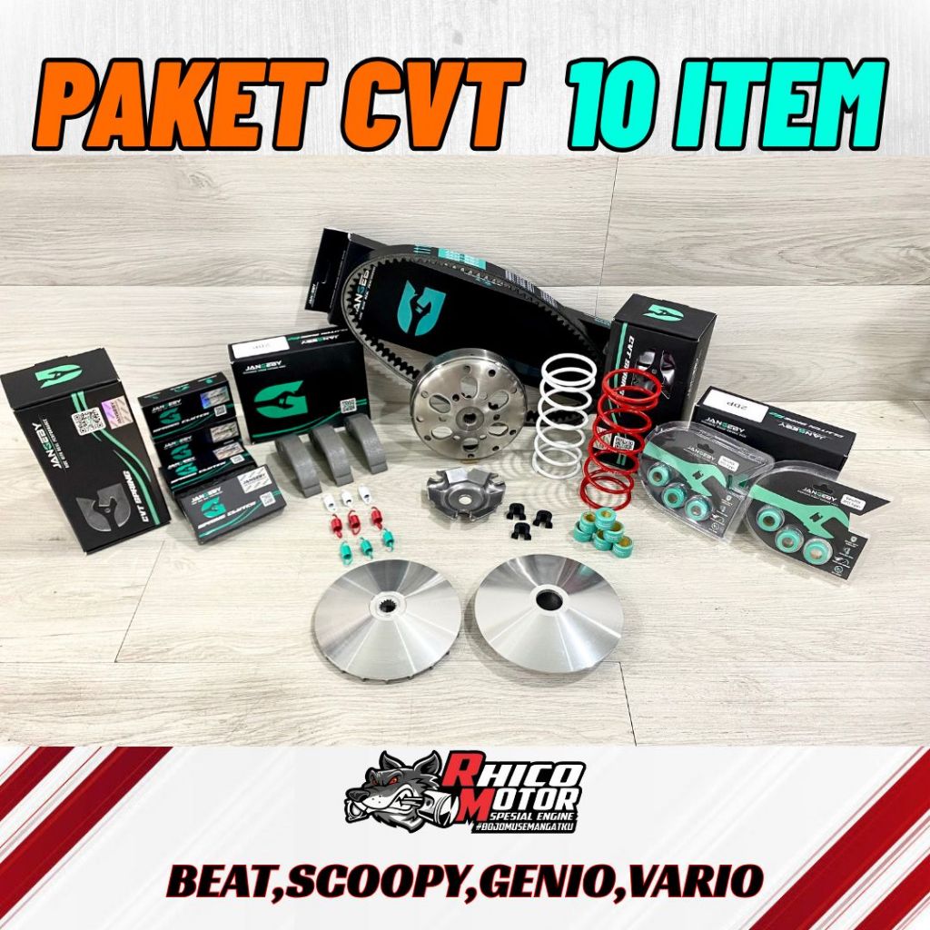 PAKET CVT 10 ITEM CVT FULL. BEAT, SCOOPY, GENIO, VARIO