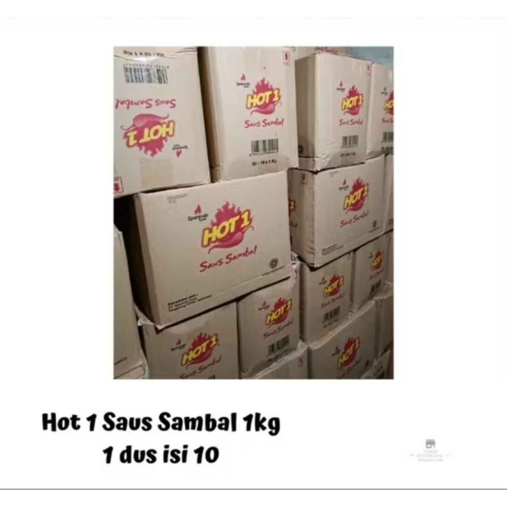 

SAUS SAMBAL HOT 1 1KG X 10 (DUS)