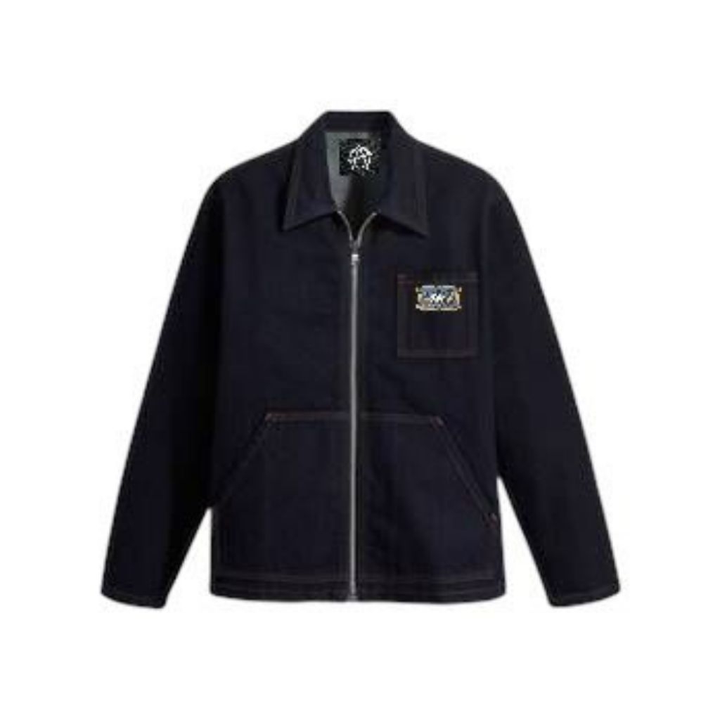 ZIDAN Work Jacket Denim Kemeja Panjang Pria