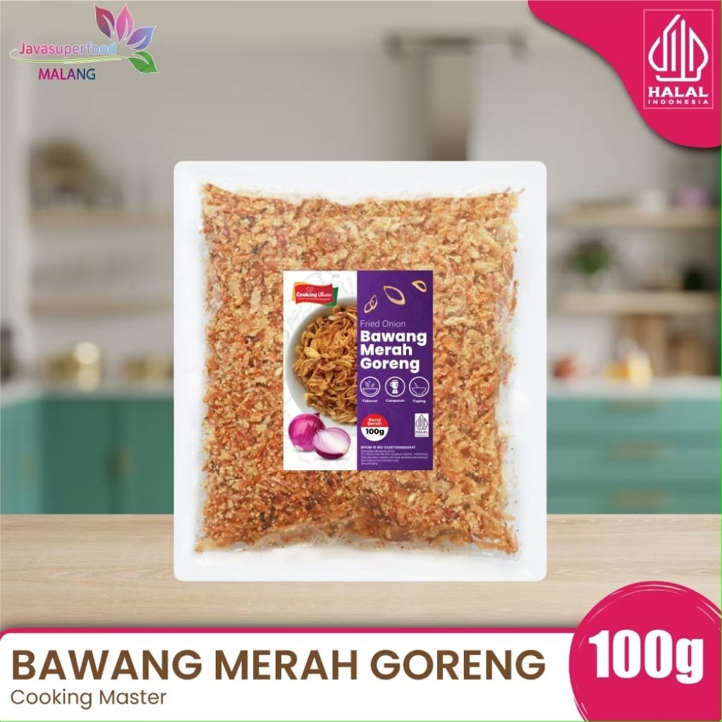 

Bawang Merah Goreng / Fried Onion/ Bawang Goreng Siap Saji Original 100g