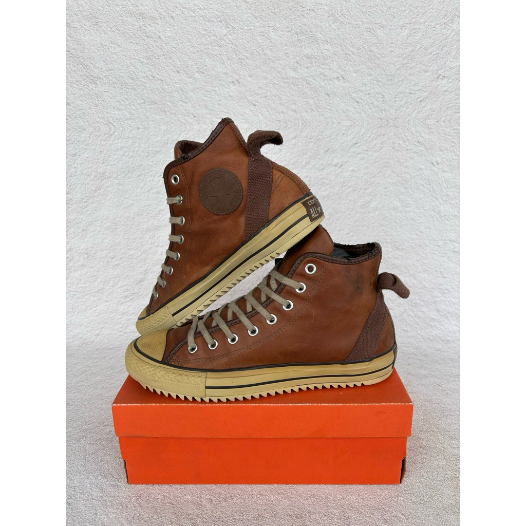( Size 44 ) Converse CT Hi Hiker Hollis Pinecone Brwon Leather