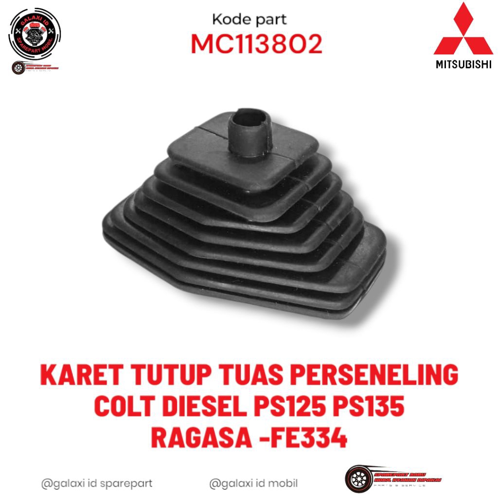 Karet boot tutup tongkat tuas gigi perseneling ragasa colt diesel MC113802 GALAXI ID