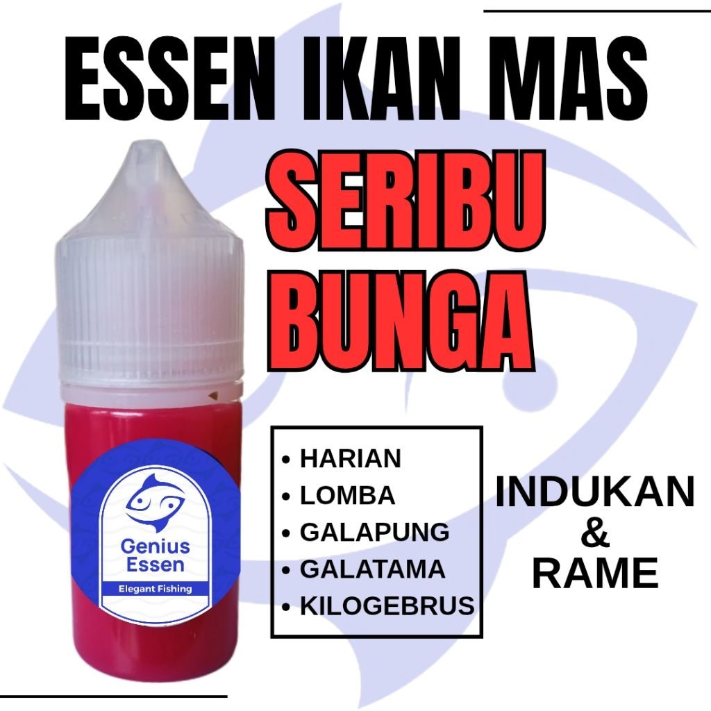ESSEN IKAN MAS AROMA SERIBU BUNGA essen ikan mas harian essen ikan mas lomba essen ika. mas galapung