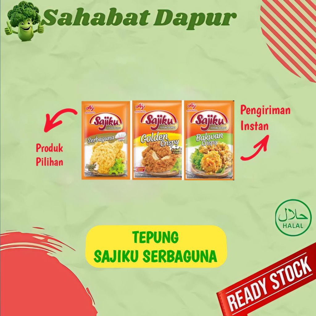 

Sajiku Tepung Bumbu All Varian - Kang Sayur Palembang