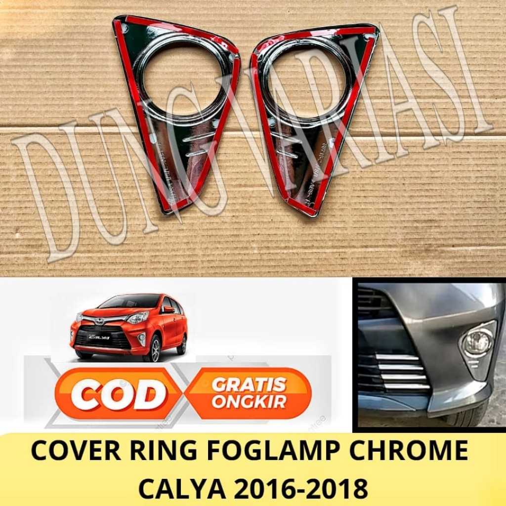 cover ring foglamp calya 2016 2017 2018 chrome