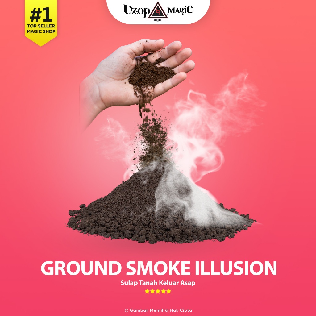 Sulap Tanah Keluar Asap - Trik Sulap Asap - Uzop Magic Shop