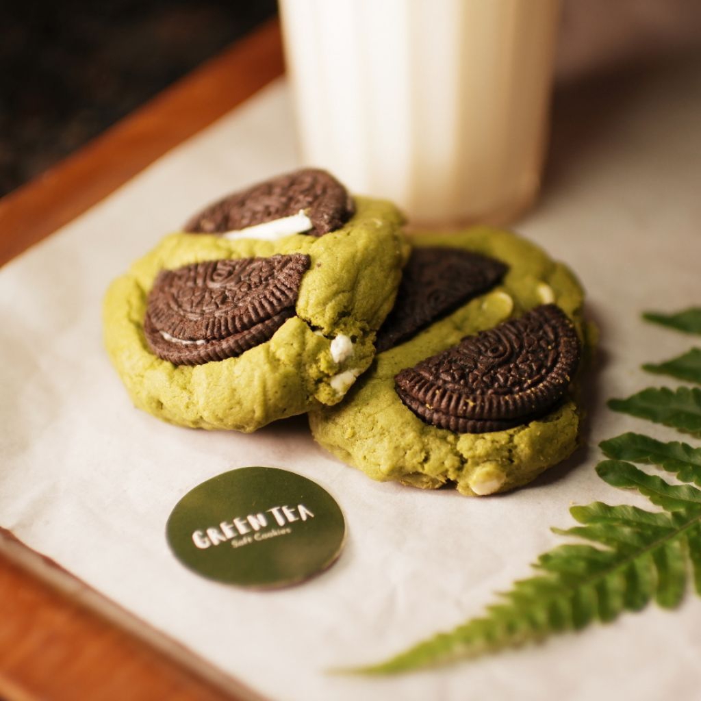 

Green tea soft cookies