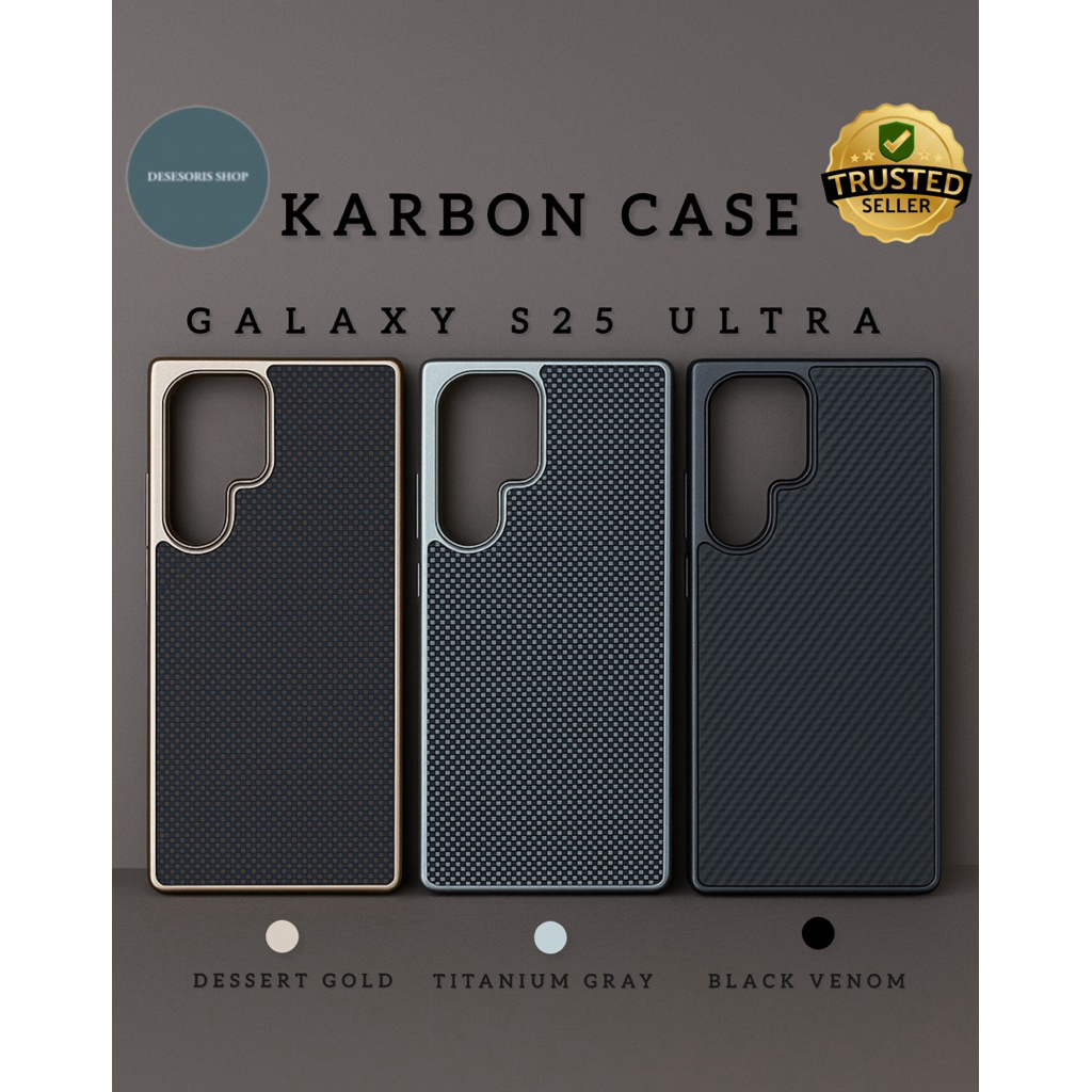 Karbon Case Samsung S25 Ultra Casing Carbon Likgus