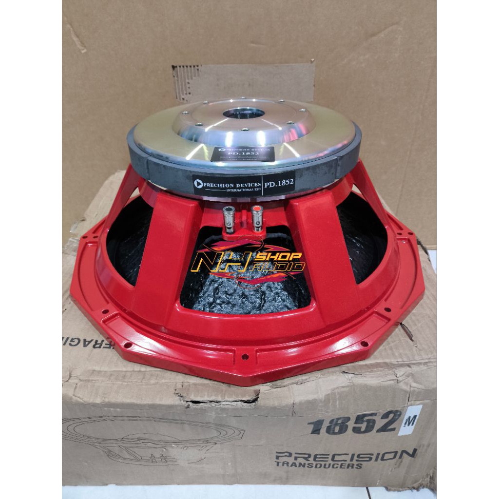 Speaker Precision Devices PD1852 PD 1852 Rangka Merah Subwoofer 18in 18 inchi 18 inch VC 5in Maxx 20