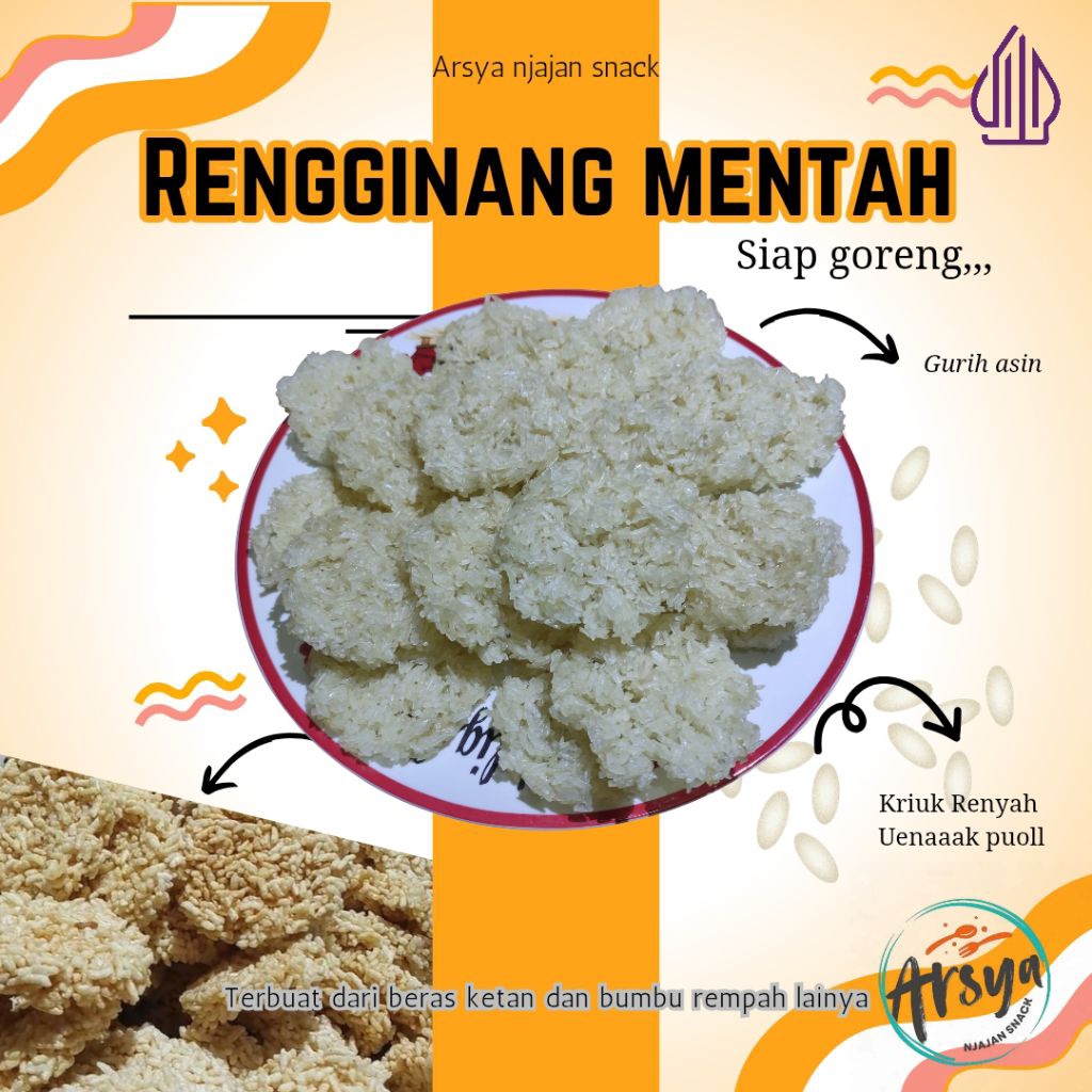 

Rengginang mentah siap goreng 500gr
