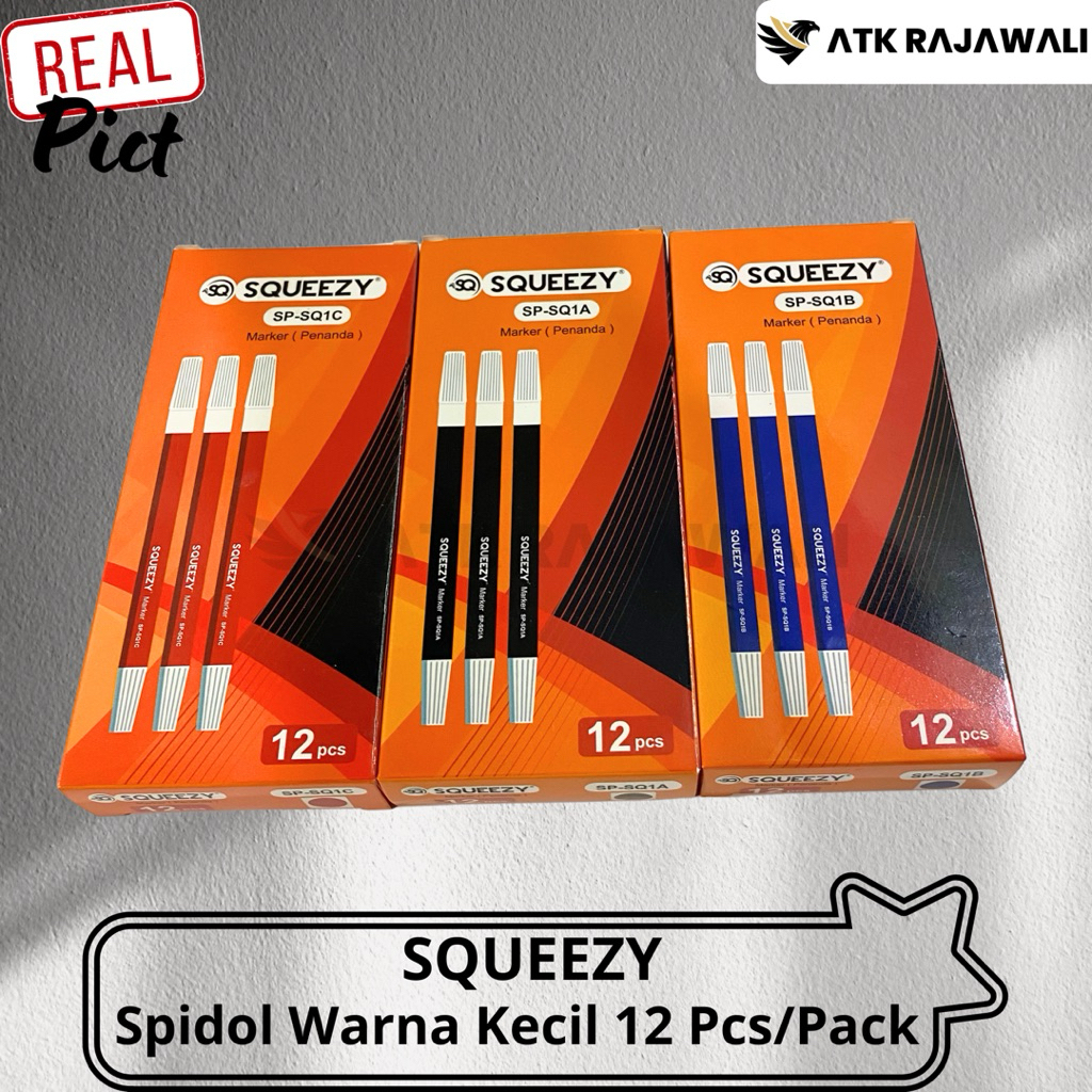

(12Pcs) Spidol Warna Kecil Squeezy / Spidol Marker