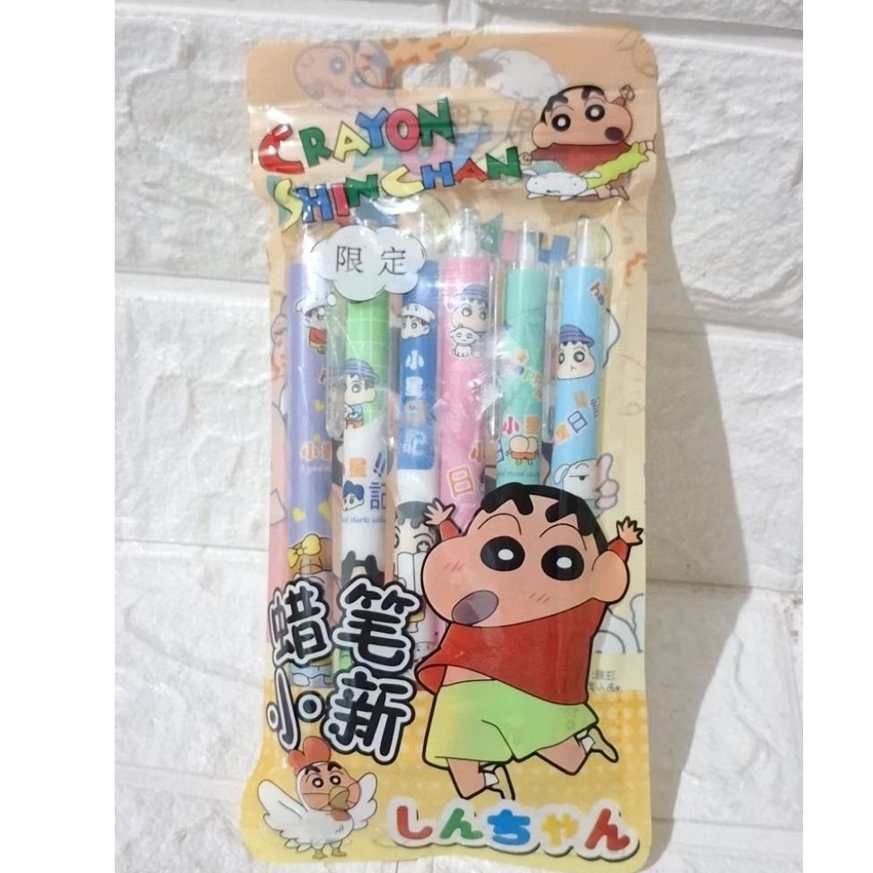 

bolpen bolpoint pena set karakter crayon shinchan sincan sinchan karakter kartun komik anak