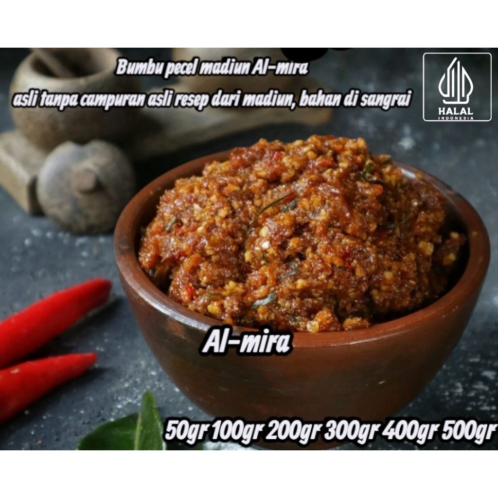 

bumbu pecel khas madiun, semua bahan di gonseng. tidak ada campuran, hanya bahan resep pecel madiun kemasan 200gr 400gr