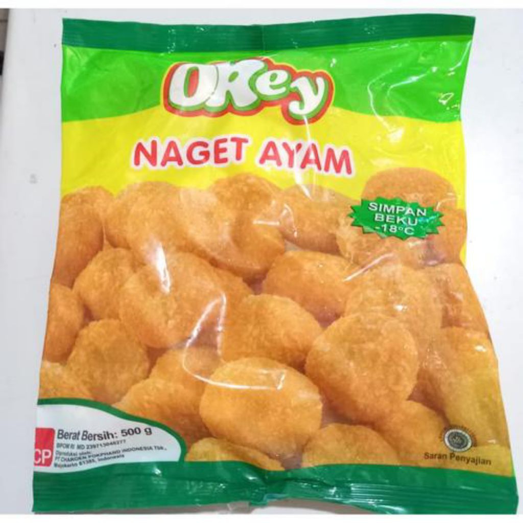 

Okey Chicken Nugget / Nugget Ayam 500 gr (Frozen Food)