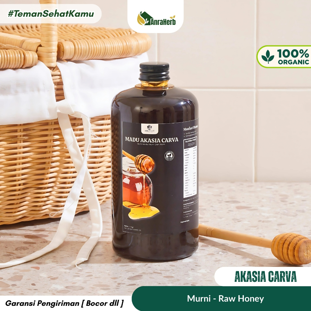 

AnraHerb Madu Akasia 700gr Murni | Dukung Imun Energi Alami dan Kesehatan Jantung